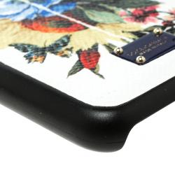 Pre Owned Dolce and Gabbana Yellow Maiolica Flower Vase Iphone 7 Case