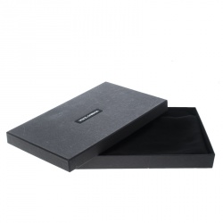 Pre Owned Dolce and Gabbana Black Silk Georgette Scarf