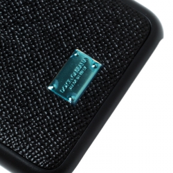 Pre Owned جراب آيفون 7+ دولتشي آند غابانا جلد أسود