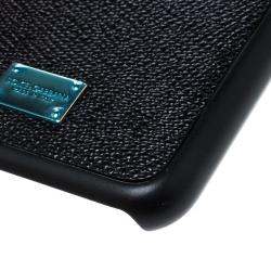 Pre Owned جراب آيفون 7+ دولتشي آند غابانا جلد أسود