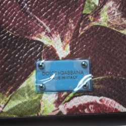 مملوكة مسبقًا Dolce & Gabbana Multicolor Floral Print Leather iPhone 7/8 Case