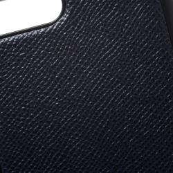 مملوكة مسبقًا جراب آيفون 7/8 بلاس دولتشي آند غابانا جلد أسود/أزرق كحلي