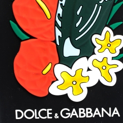 Pre Owned Dolce & Gabbana Black Toucan Print Rubber iPhone 11 Pro Case