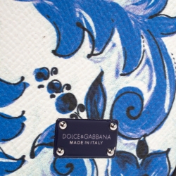 Pre Owned Dolce & Gabbana Multicolor Floral Print Leather iPhone 7/8 Case