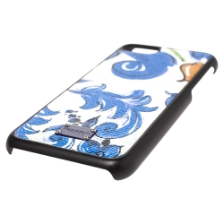 Pre Owned Dolce & Gabbana Multicolor Floral Print Leather iPhone 7/8 Case