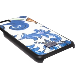 Pre Owned Dolce & Gabbana Multicolor Floral Print Leather iPhone 7/8 Case