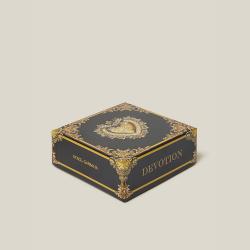 Pre Owned حزام دولتشي أند غابانا ديفوشن وردي مزخرف كريستال جلد رفيع 85 سم