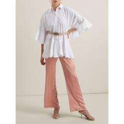 Pre Owned Dolce & Gabbana Pink Devotion Crystal-Embellished Slim Leather Belt 90 CM