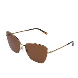 مملوكة مسبقًا نظارة شمسية دولتشي آند غابانا بني/ ذهبية