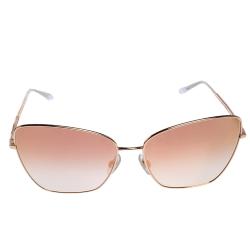 Pre Owned Dolce & Gabbana Pink Gradient/Pink Gold DG2208 Sunglasses