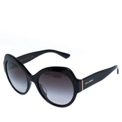 Pre Owned Dolce & Gabbana Grey Gradient/Black DG4320-F Sunglasses