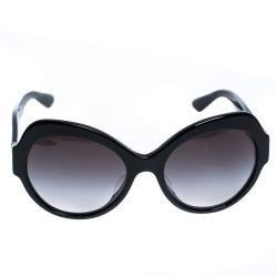 Pre Owned Dolce & Gabbana Grey Gradient/Black DG4320-F Sunglasses