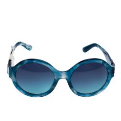 مملوكة مسبقًا Dolce & Gabbana Havana/Pearl Blue/Azure Gradient DG4331 Sunglasses