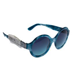 مملوكة مسبقًا Dolce & Gabbana Havana/Pearl Blue/Azure Gradient DG4331 Sunglasses