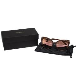 مملوكة مسبقًا Dolce & Gabbana Pink Gradient/Cube Bronze DG4332F Sunglasses