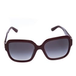 Pre Owned نظارة شمسية دولتشي أند غابانا دي جي4336-أف بوردو/ متدرجة رمادية