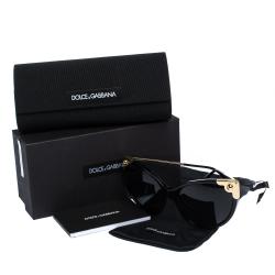 Pre Owned Dolce & Gabbana Grey/Black DG4337 Sunglasses