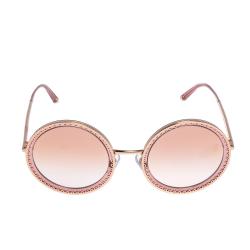 مملوكة مسبقًا Dolce & Gabbana Pink Gradient/Pink Gold DG2211 Sunglasses