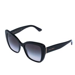 مملوكة مسبقًا Dolce & Gabbana Black/Grey Gradient DG4348 Sunglasses