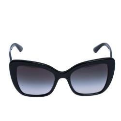 Pre Owned Dolce & Gabbana Black/Grey Gradient DG4348 Sunglasses