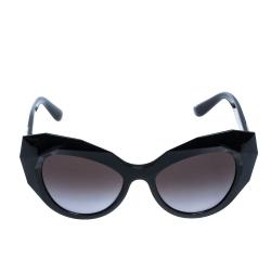Pre Owned Dolce & Gabbana Grey Gradient/Black DG6122 Sunglasses
