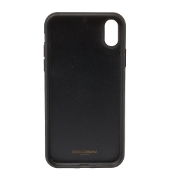 Pre Owned Dolce & Gabbana Brown Leopard Print Dauphine iPhone XS Max Case 