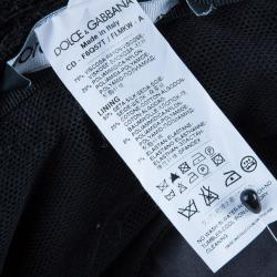 مملوكة مسبقًا Dolce and Gabbana Black Strapless Lace Dress M