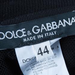 مملوكة مسبقًا Dolce and Gabbana Black Strapless Lace Dress M