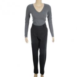 Dolce and Gabbana Grey Virgin Wool Pants M