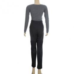 Dolce and Gabbana Grey Virgin Wool Pants M