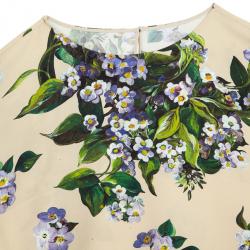 مملوكة مسبقًا Dolce and Gabbana Floral Print Top M