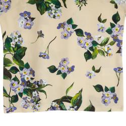 مملوكة مسبقًا Dolce and Gabbana Floral Print Top M