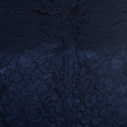 Pre Owned جاكيت دولتشي آند غابانا إيدج بوكس أزرق كحلي دانتيل مموج M