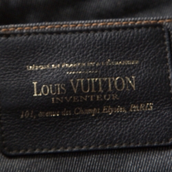 Louis Vuitton Grey Dark Wash Denim Straight Fit Jeans XS