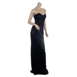 Pre Owned Dolce and Gabbana Special Edition Sweetheart Gown S