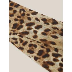 Pre Owned Dolce & Gabbana Animal Leopard-Print Mesh Tights  M