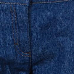 Pre Owned Dolce And Gabbana Wide Leg Denim Jeans M