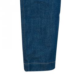 Pre Owned Dolce and Gabbana Blue Denim Kate Jeans XS