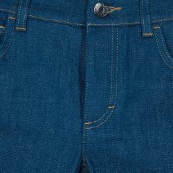 Pre Owned Dolce and Gabbana Blue Denim Kate Jeans XS