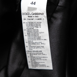 مملوكة مسبقًا Dolce & Gabbana Blue Floral Jacquard Silk Skirt M