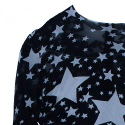 Pre Owned Dolce and Gabbana Star Print Maxi Dress S