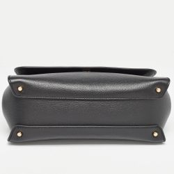 مملوكة مسبقًا Dolce & Gabbana Black Leather Large Soft Miss Sicily Top Handle Bag