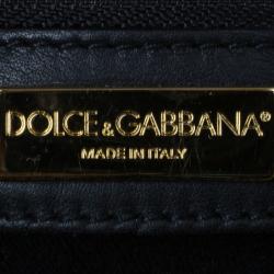 Pre Owned Dolce and Gabbana Leopard Print Chain Small Shoulder Bag