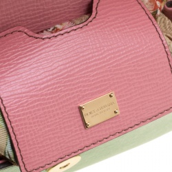 مملوكة مسبقًا Dolce and Gabbana Multicolor Leather Small Limited Edition Miss Sicily Top Handle Bag
