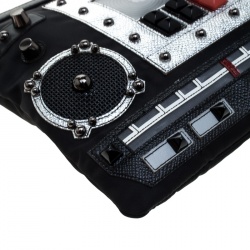 Pre Owned حقيبة صغيرة دولتشي أند غابانا سحاب راديو نايلون سوداء