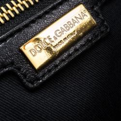 Pre Owned Dolce and Gabbana Leopard Print Animal Miss Escape Tote Bag