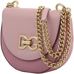 Dolce & Gabbana Pink Leather Media Wifi Shoulder Bag