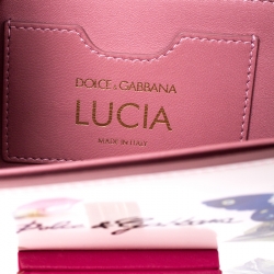 مملوكة مسبقًا Dolce and Gabbana Multicolor Rose and Butterfly Printed Patent Leather Flap Shoulder Bag