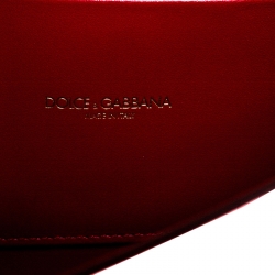 Dolce & Gabbana Red Leather Devotion Belt Bag