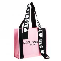 مملوكة مسبقًا Dolce and Gabbana Pink PVC Street Shopper Tote